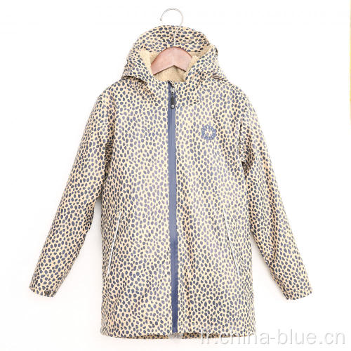 Veste de manteau de pluie des filles de la mode